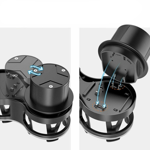 Becherhalter für das Auto — Praktisch und leicht zugänglich 