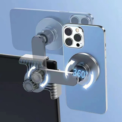 Podpora telefonu pro Tesla — magnetické upevnění a bezdrátové nabíjení 