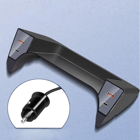 Hub USB De Voiture — Charge Rapide Et Installation Discrète