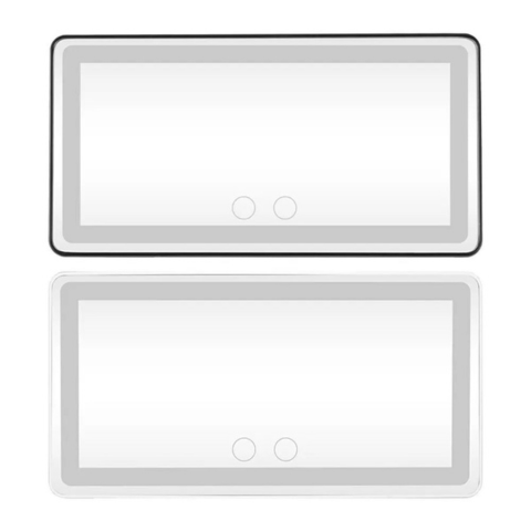 Espejo LED De Parasol Para Coche – Iluminación Ajustable Y Recargable 