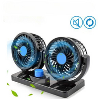 Ventilateur Double Pour Voiture — Idéal Été Comme Hiver