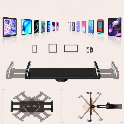 Soporte Universal para Coche — Compatible con Teléfonos, Tabletas y Switch 