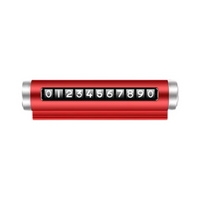 Placa De Estacionamiento Temporal — Número De Teléfono Visible 