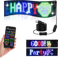 Panel LED Programable Para Coche — Comunicación y Estilo Moderno 