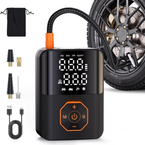 Portable Air Compressor — Fast and Powerful Cordless Inflator 