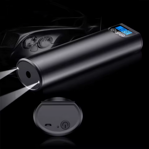 Intelligent luftkompressor — Bärbar & uppladdningsbar 