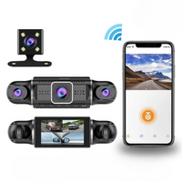 Caméra Dashcam 4 Canaux — Wifi & GPS Intégrés