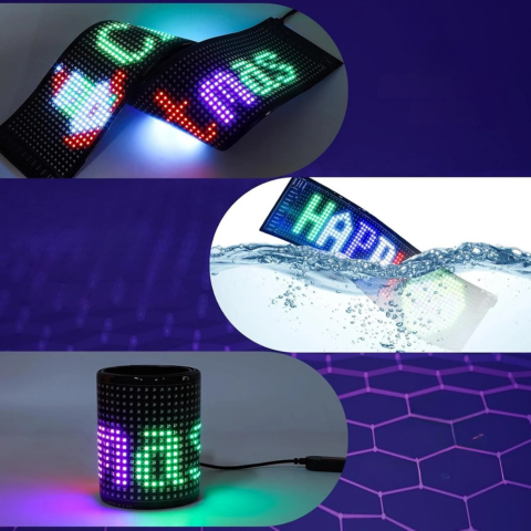 Panel LED Programable Para Coche — Comunicación y Estilo Moderno 