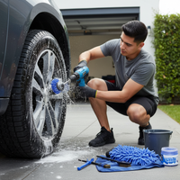 Auto Reinigingsset — Multifunctioneel met Opbergtas 