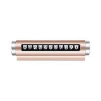 Placa De Estacionamiento Temporal — Número De Teléfono Visible 