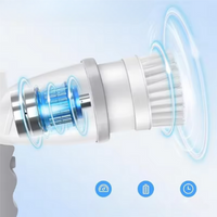 فرشاة تنظيف كهربائية — قابلة لإعادة الشحن ومتعددة الوظائف 