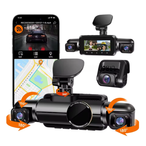 Inbyggd Kamera Bil — Fullständig Säkerhet På Väg Och Vid Stopp 