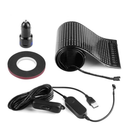 שלט LED לרכב – טקסט ודוגמאות מותאמות אישית 