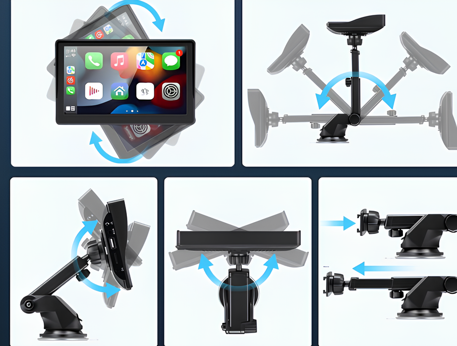 Inteligentny ekran auto – Nawigacja, Muzyka i Kamera 