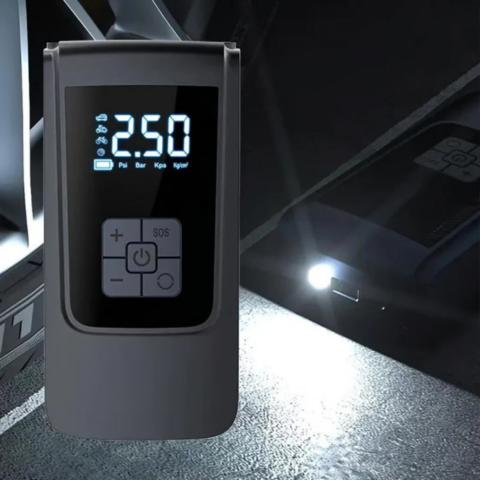 Mini bærbar luftkompressor — Intelligent trådløs oppblåser 