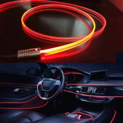Auto světelné pásy – RGB atmosféra interiéru 