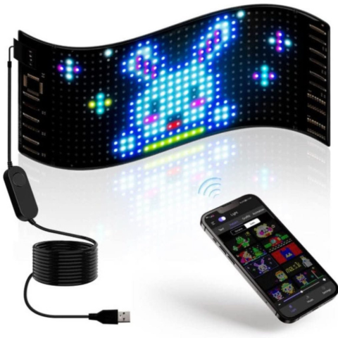 שלט LED לרכב – טקסט ודוגמאות מותאמות אישית 