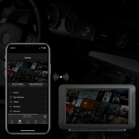 نظام الوسائط المتعددة في السيارة - الملاحة والترفيه 