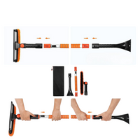 Snöborste och bilskrapa — Justerbart och avtagbart handtag 