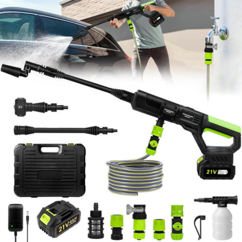 Ασύρματος Υψηλής Πίεσης Καθαριστής 1200 PSI — Ισχυρός & Πολυλειτουργικός 