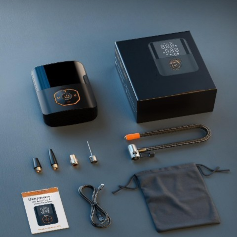 Bærbar Luftkompressor — Rask og kraftig trådløs oppblåser 