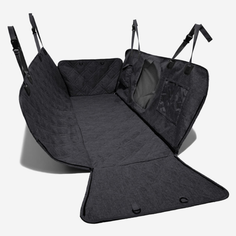 Baksete Beskyttelsestrekk Bil — Ideell for å Transportere Hunder 