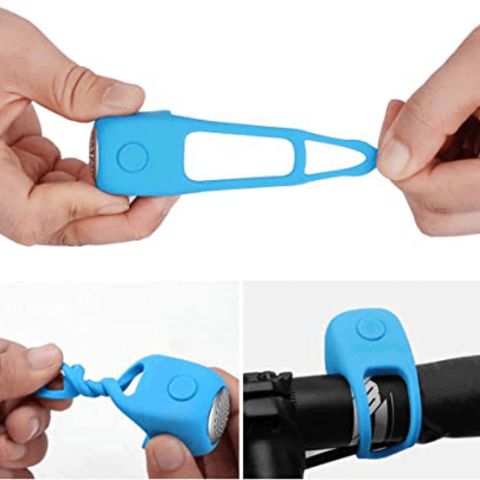 Mini Klaxon for Sykkel – Flere Lydalternativer og Vanntett Design 
