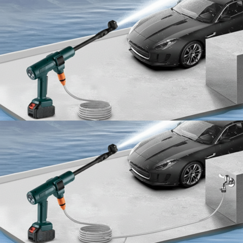 Cordless high-pressure cleaner - Power, mobility & efficiency