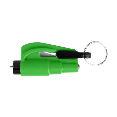 Kompakt Säkerhetsverktyg — Fönsterkross & Bälteskärare 