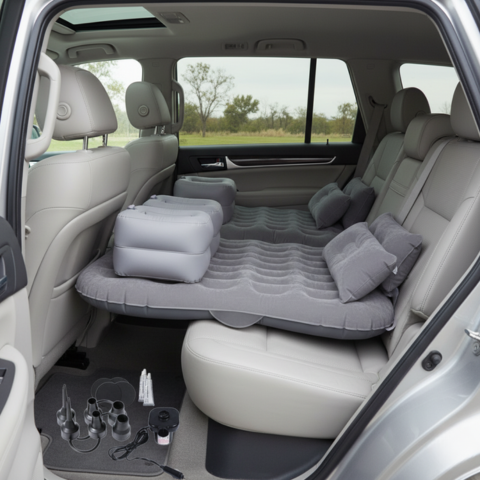 Cama Hinchable para Coche - Duerme y Relájate Estés Donde Estés