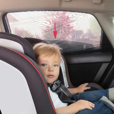 車用の伸縮式サンシェード 