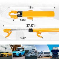 Steering Wheel Lock — Enhanced Security With Included Keys 