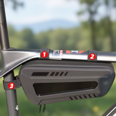 תיק כידון קשיח עמיד למים — אחסון פרקטי לאופניים 