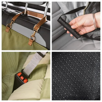 مقعد سيارة خلفي للكلب - تركيب سهل وثبات 