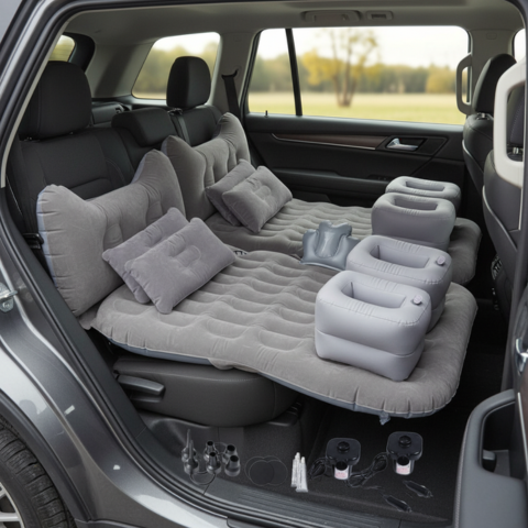 Cama Hinchable para Coche - Duerme y Relájate Estés Donde Estés