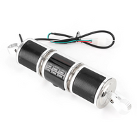 Moottoripyörän kaiuttimet ohjaustankoon — Langaton Bluetooth, FM-radio ja USB-portti 