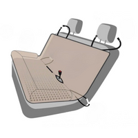 مقعد سيارة خلفي للكلب - تركيب سهل وثبات 