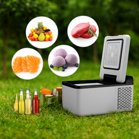 Mini Jääkaappi Autolle — Nopea ja Tehokas Jäähdytys 