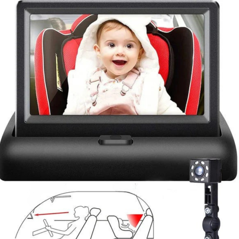 Caméra De Surveillance Pour Bébé En Voiture — Sécurité Et Tranquillité En Trajet