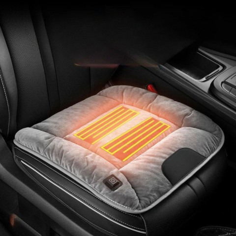 Podgrzewany Poduszka Na Fotel Samochodowy USB — Komfort I Natychmiastowe Ciepło 