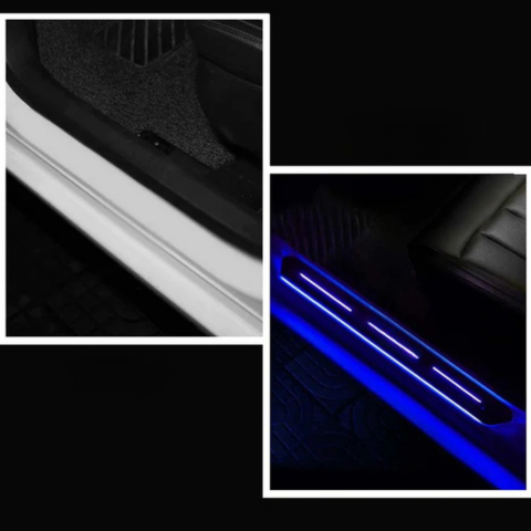 Osvětlení prahu dveří auta — praktický a dekorativní doplněk 