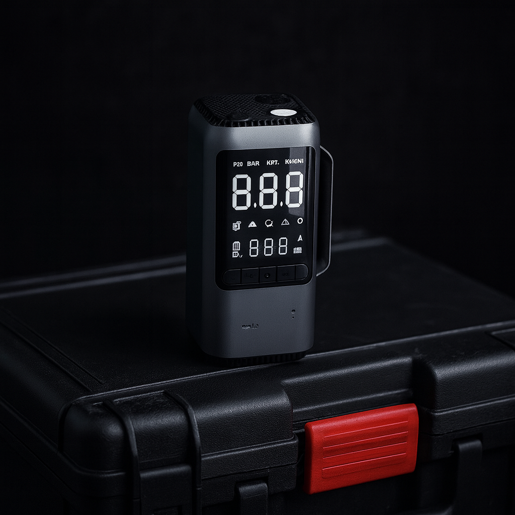 Multifunktionel 9-i-1 Bilstarter med Luftkompressor 