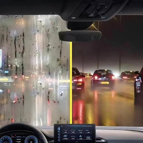 طلاء مقاوم للماء لزجاج السيارة - قيادة آمنة 