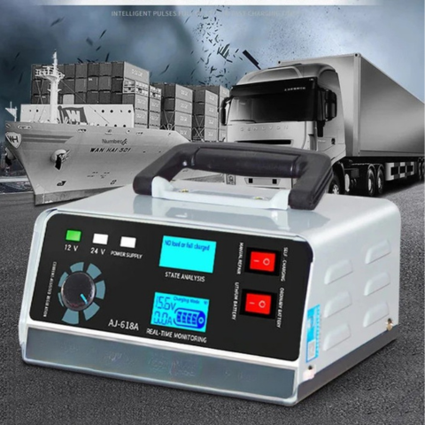 Cargador de batería inteligente 12V 30A/24V 15A - Rendimiento estable y compatibilidad ampliada