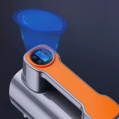 Compresor de aire portátil - Pantalla digital y presión ajustable