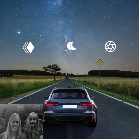 Dashcam Voiture HD - Vision Nocturne Et Détection De Mouvement