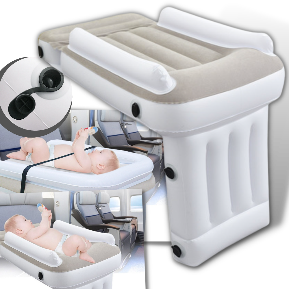 Cama hinchable para niños - Comodidad de viaje e instalación rápida