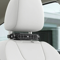 Autonistuimen tuuletin – Kiinnitys pääntukeen 