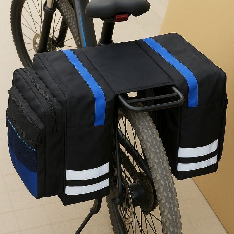 Zadní brašny na kolo — Komfort cestování a vysoká nosnost 