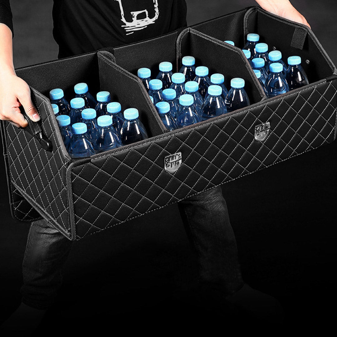 منظّم صندوق السيارة - تخزين أنيق وسعة كبيرة